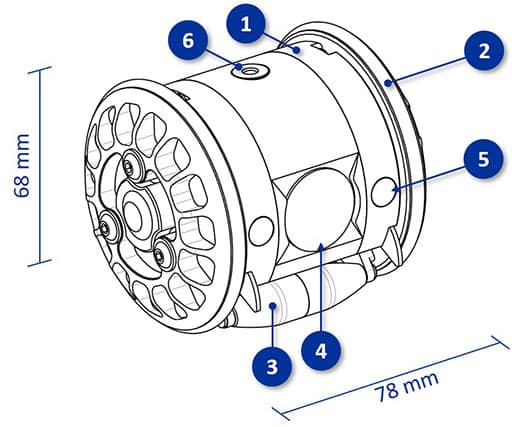 Nomenclature de notre robot d’inspection visuelle VIR-1